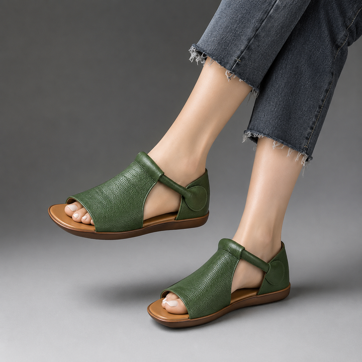 Rhea Leather Sandals