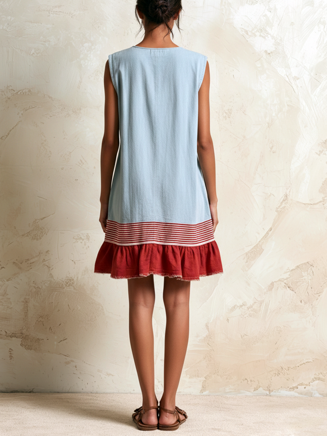 Shona - Ruffle Hem Tunic Dress