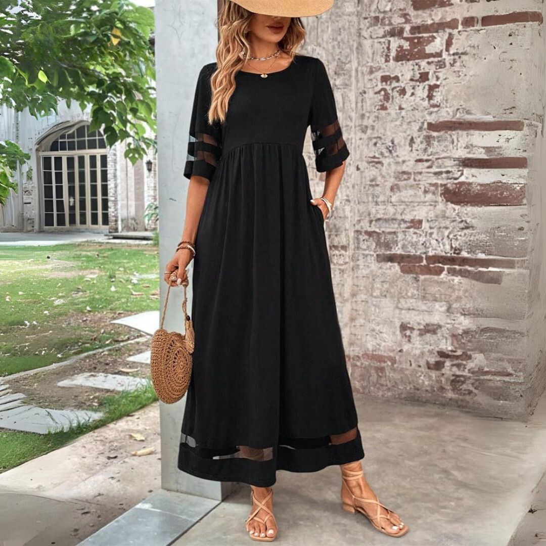 Aubrey | Flattering Tummy-Smoothing Midi Dress.
