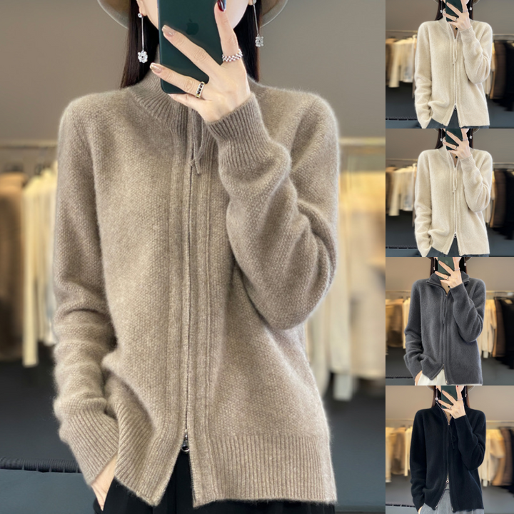 Luna Women's Zip-Up Cardigan Soft, Comfortable and Versatile for All Seasons