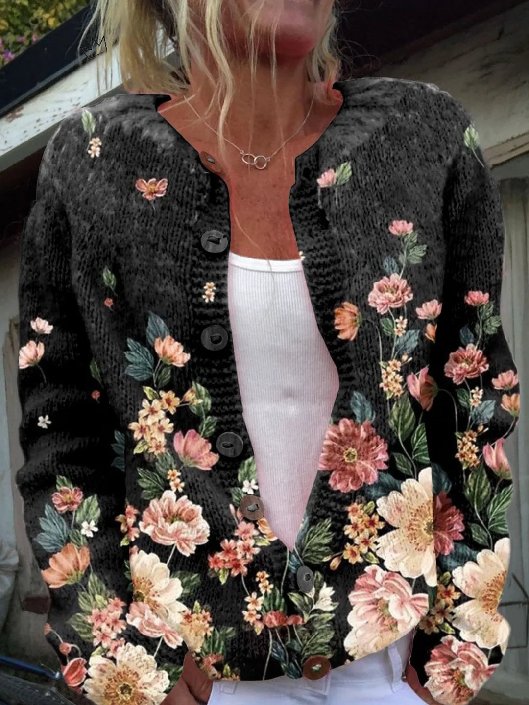 Kivara™ | Vintage Floral Cardigan.