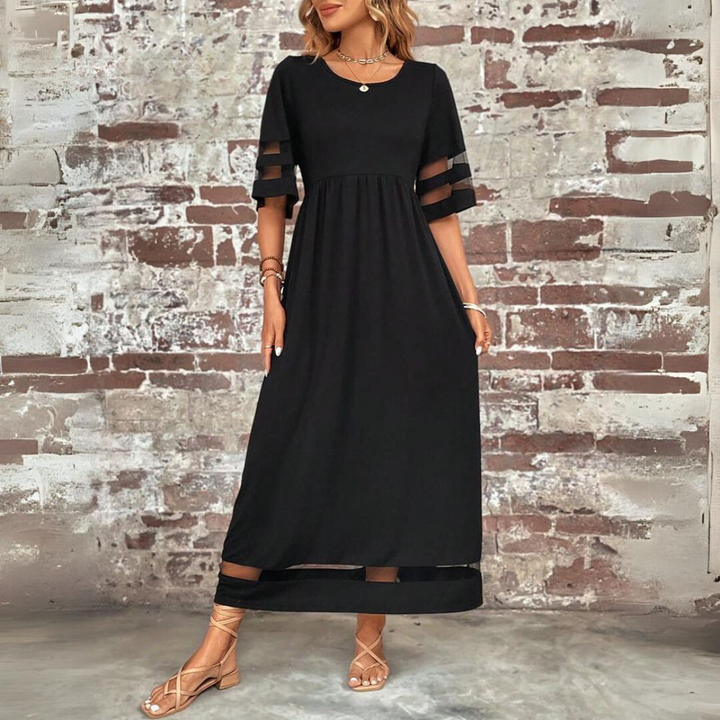 Aubrey | Flattering Tummy-Smoothing Midi Dress.