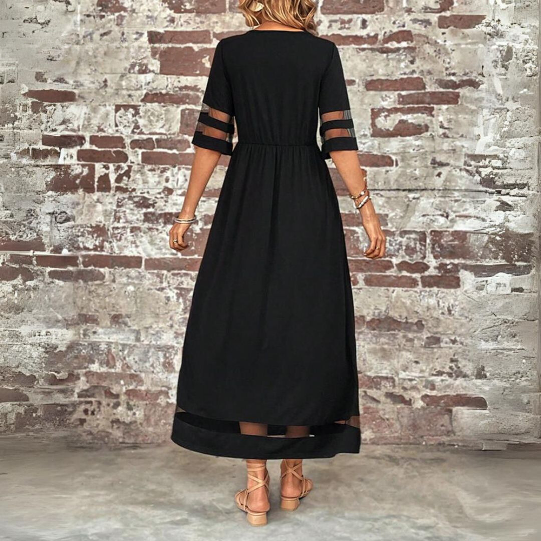 Aubrey | Flattering Tummy-Smoothing Midi Dress.