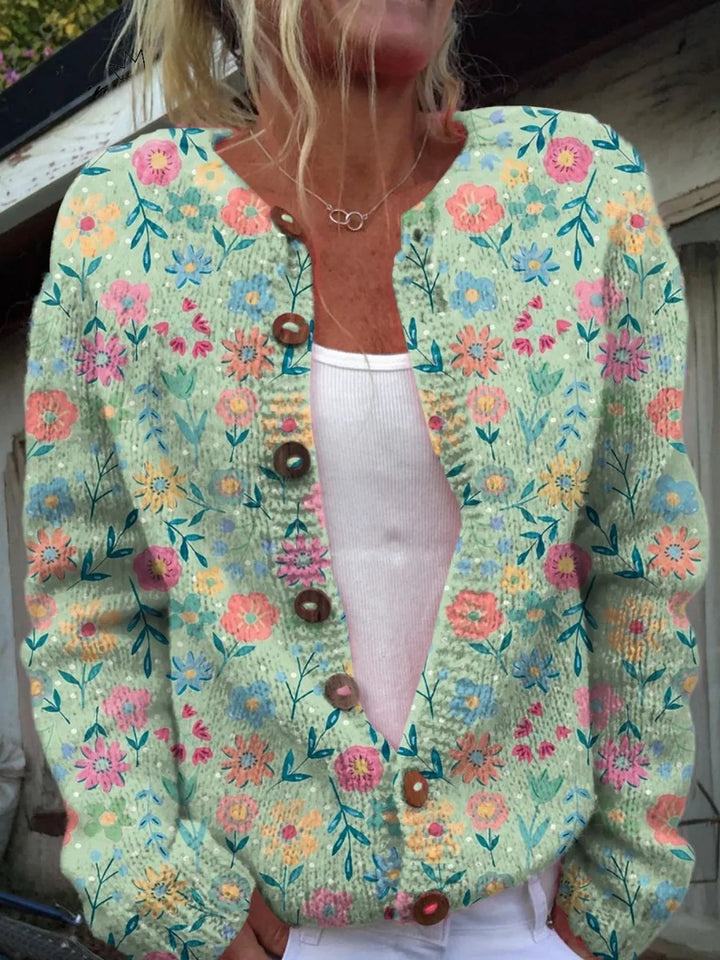 Foxfield™ | Women's Vintage Floral Cardigan.