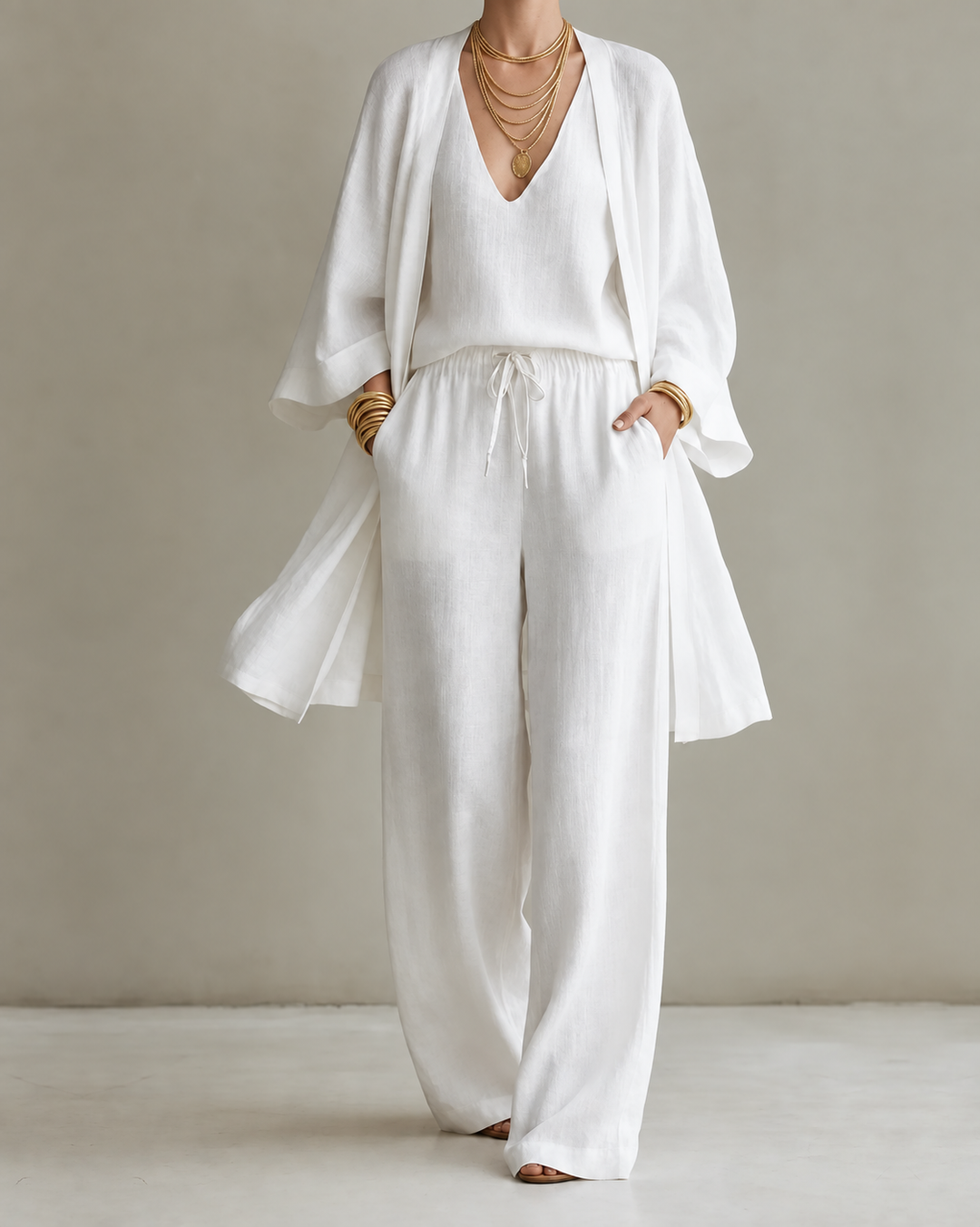 Tanisha™ 3-piece Linen Look Set