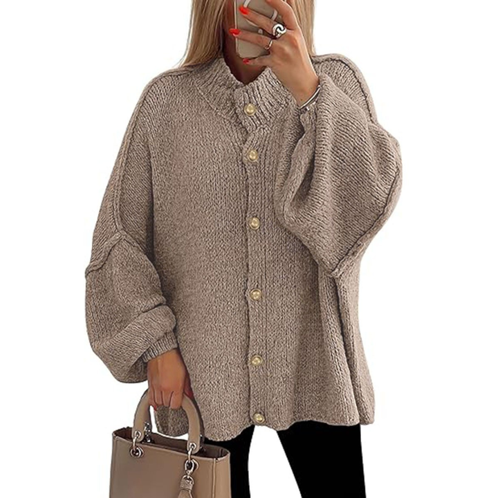 HESTIA™ – Cozy Batwing Sleeve Chunky Knit Cardigan