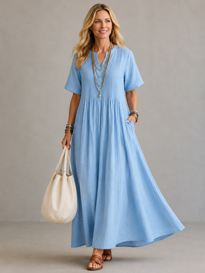 Nathalia™ | Pleated Dress
