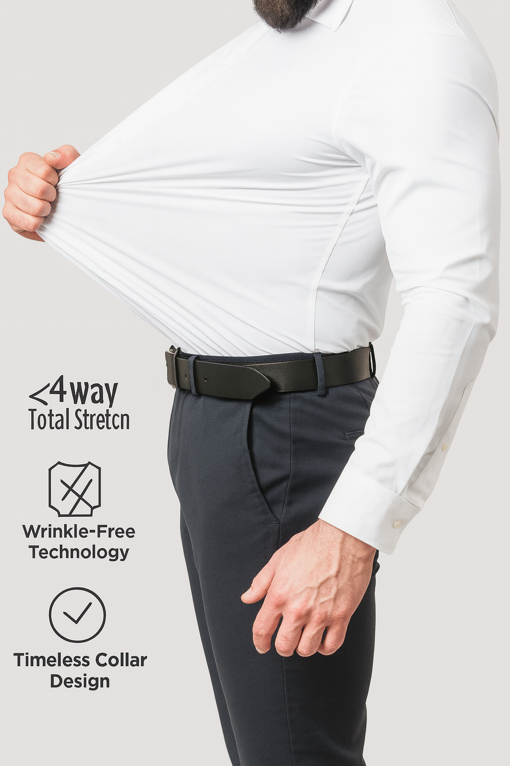 Colston | Stretch No-Iron Dress Shirt