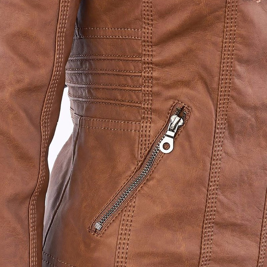 Callista | Hooded Moto Jacket