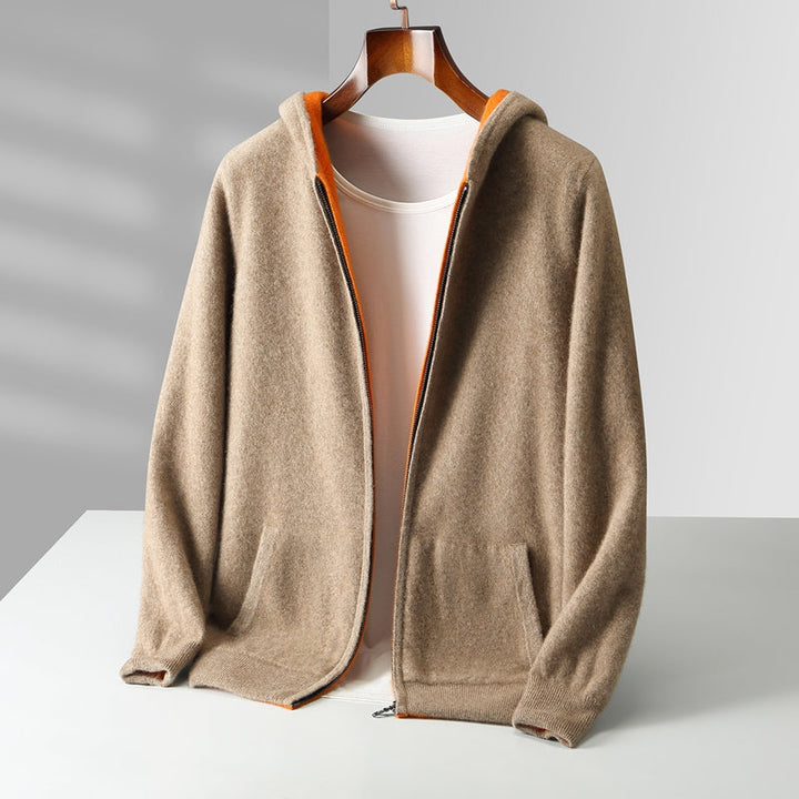 Nolan Reversible Cashmere Hoodie