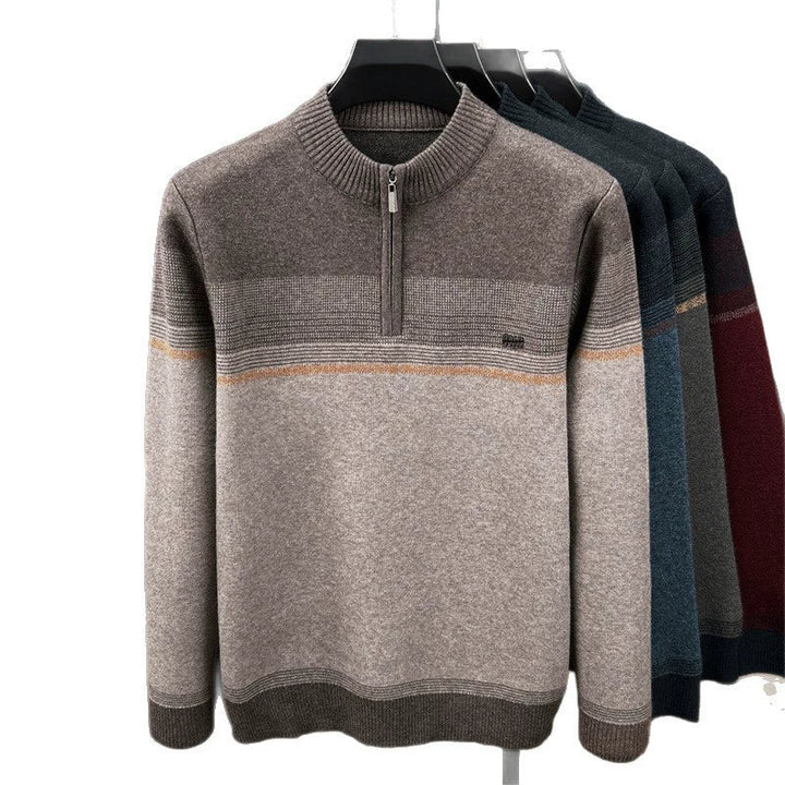 Warren™ Premium Wool Half-Zip Sweater