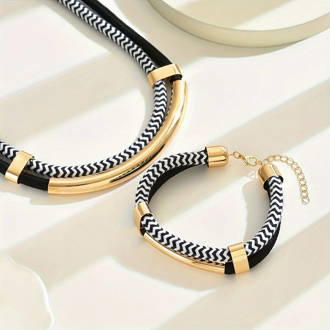 Clara™ | Stainless Steel Link Jewelry Set