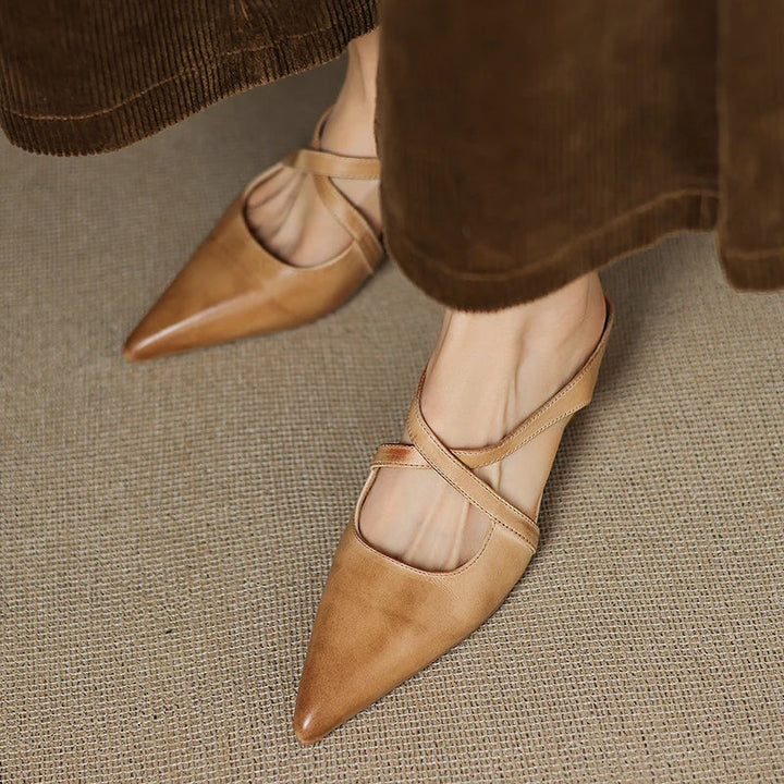 Aluna™ | Genuine Leather Mules