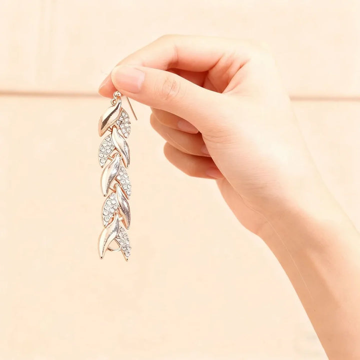 Serena™ | Mermaid Leaf Drop Earrings