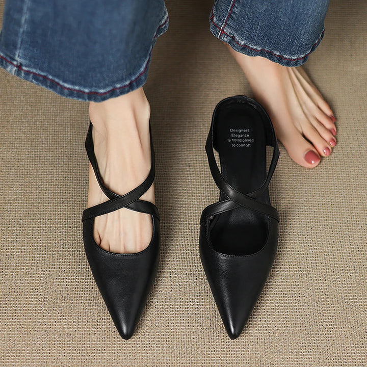 Aluna™ | Genuine Leather Mules