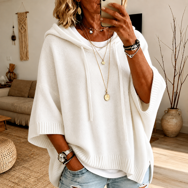 Camille – Poncho Sweater