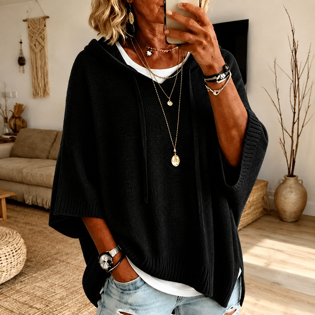Camille – Poncho Sweater