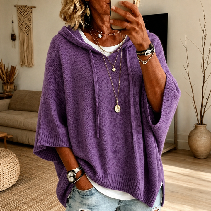 Camille – Poncho Sweater