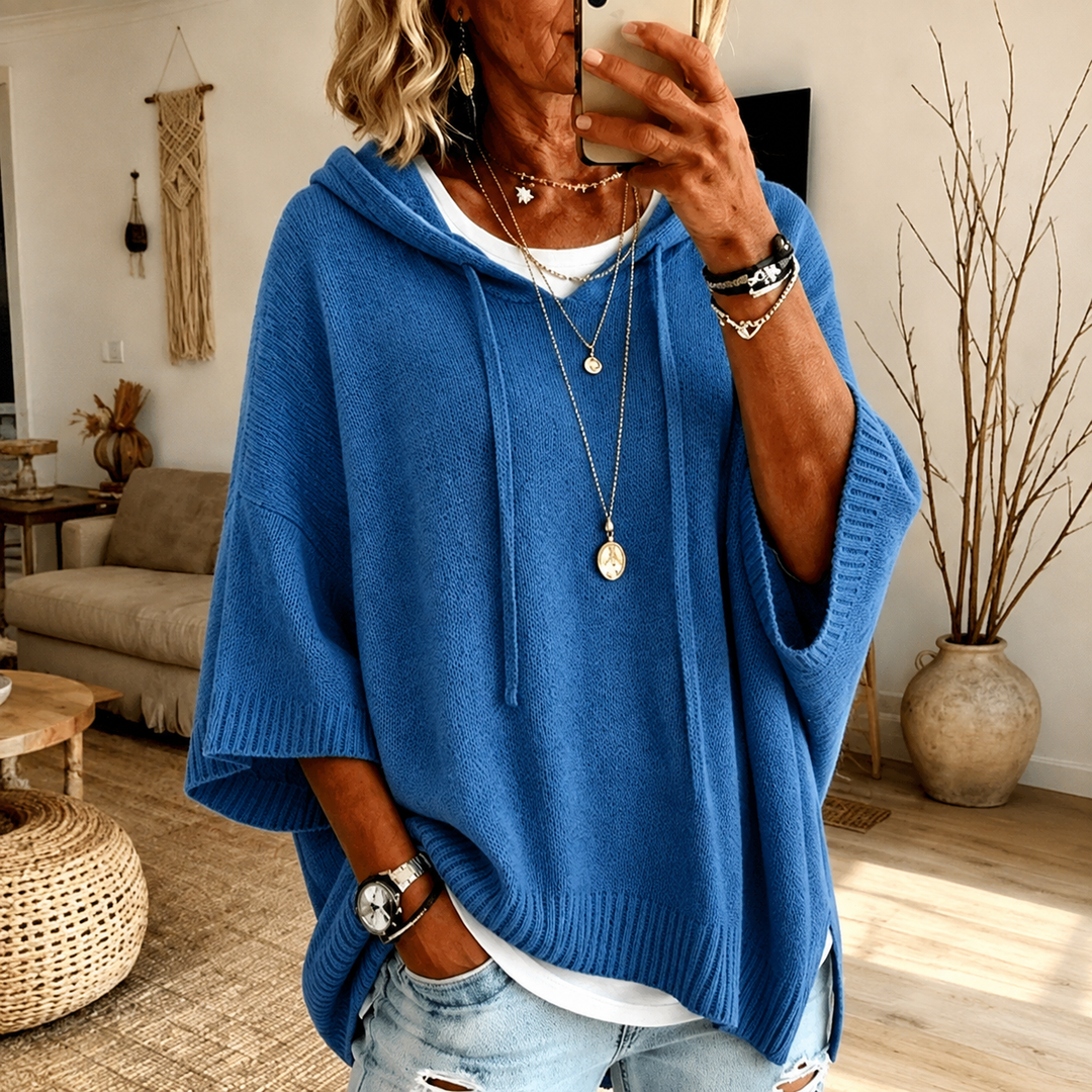 Camille – Poncho Sweater