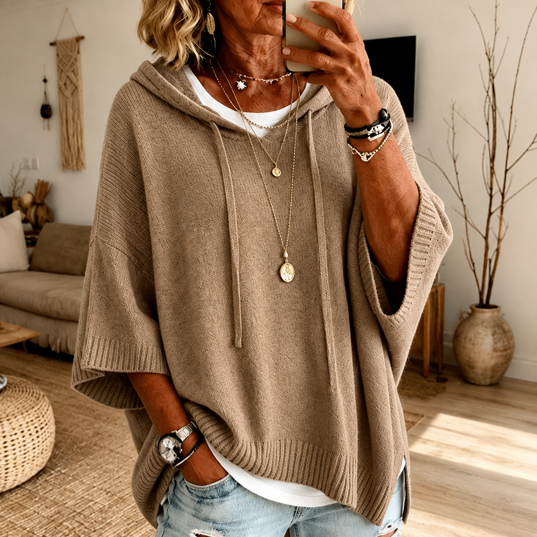 Camille – Poncho Sweater