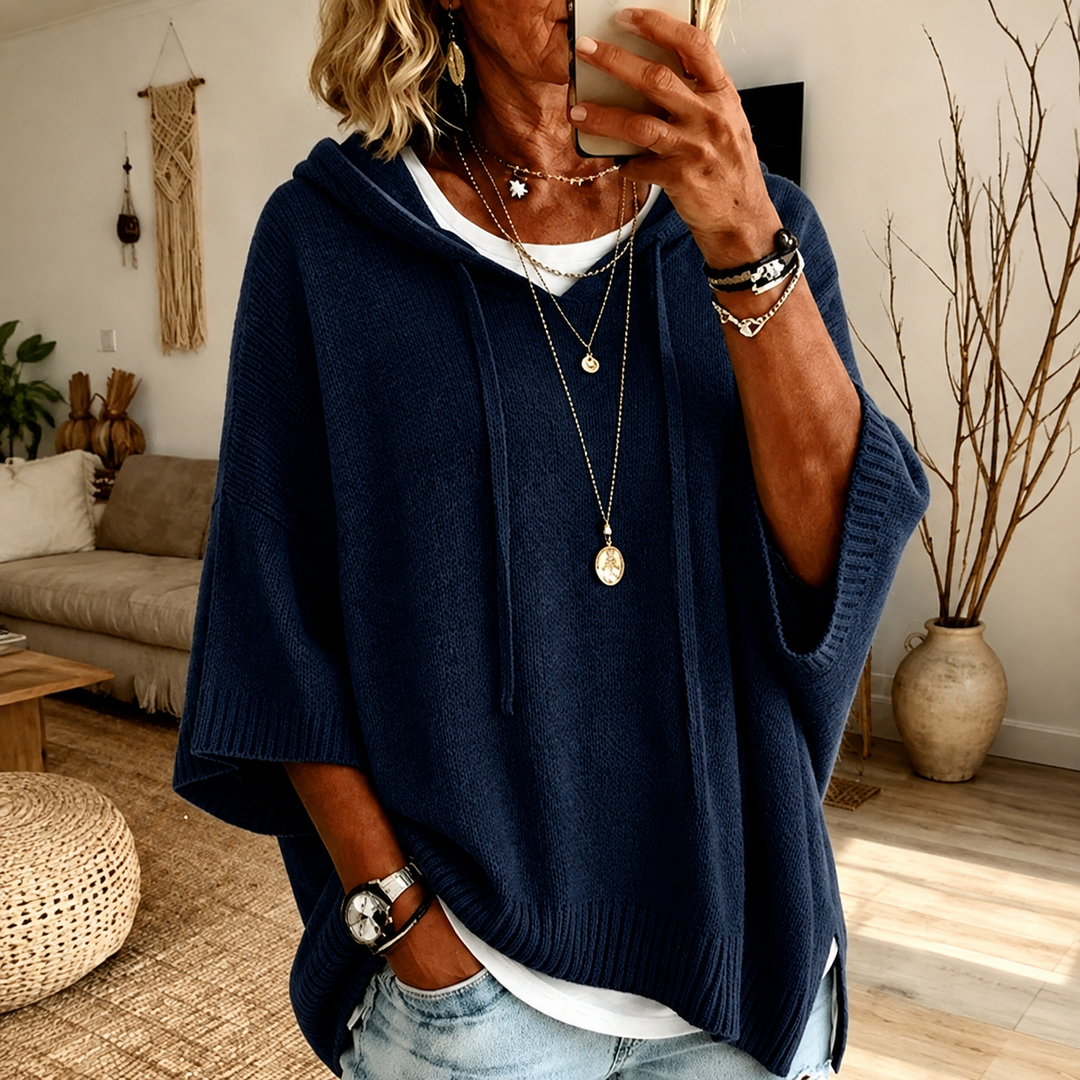 Camille – Poncho Sweater