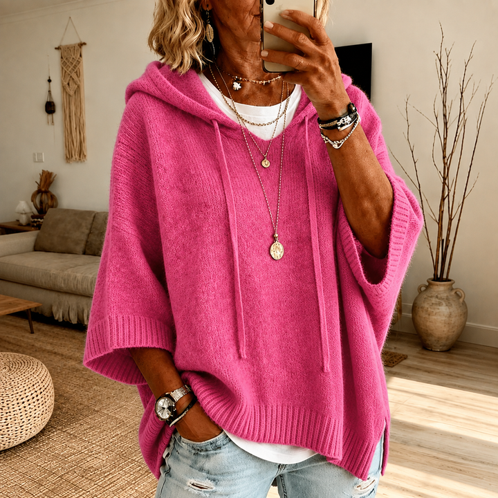 Camille – Poncho Sweater