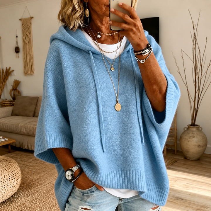 Camille – Poncho Sweater