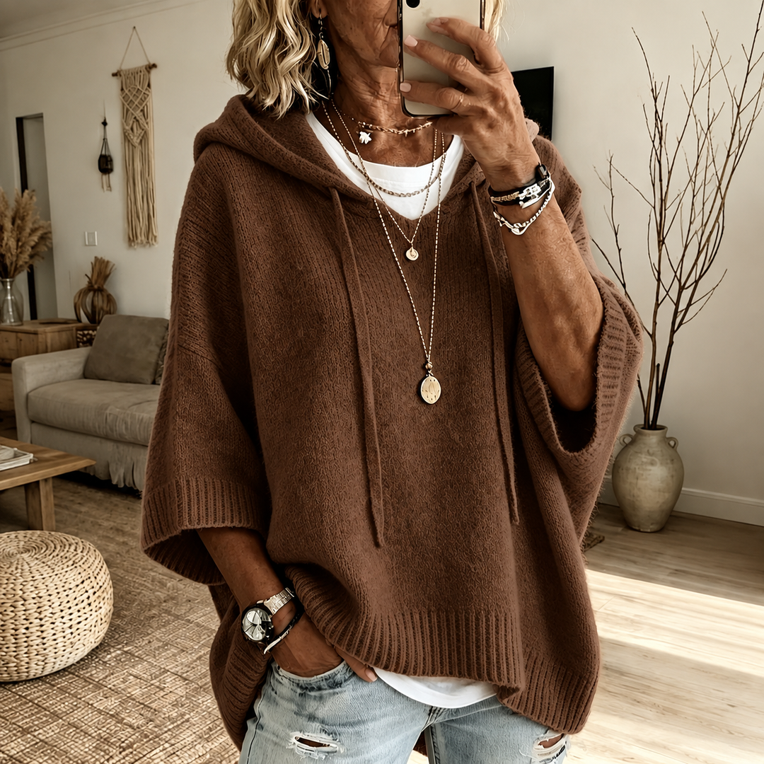 Camille – Poncho Sweater