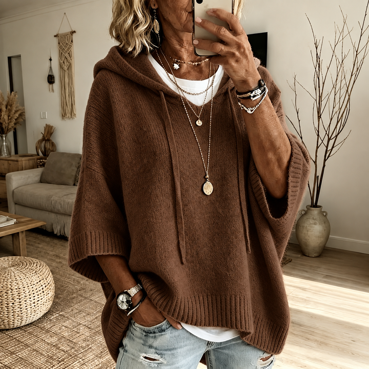 Camille – Poncho Sweater