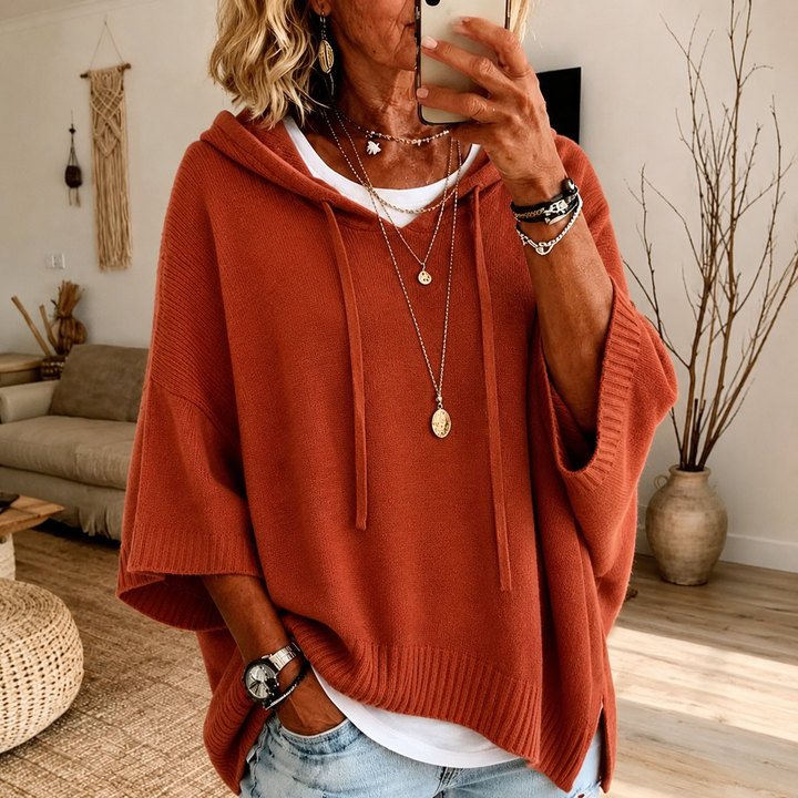Camille – Poncho Sweater