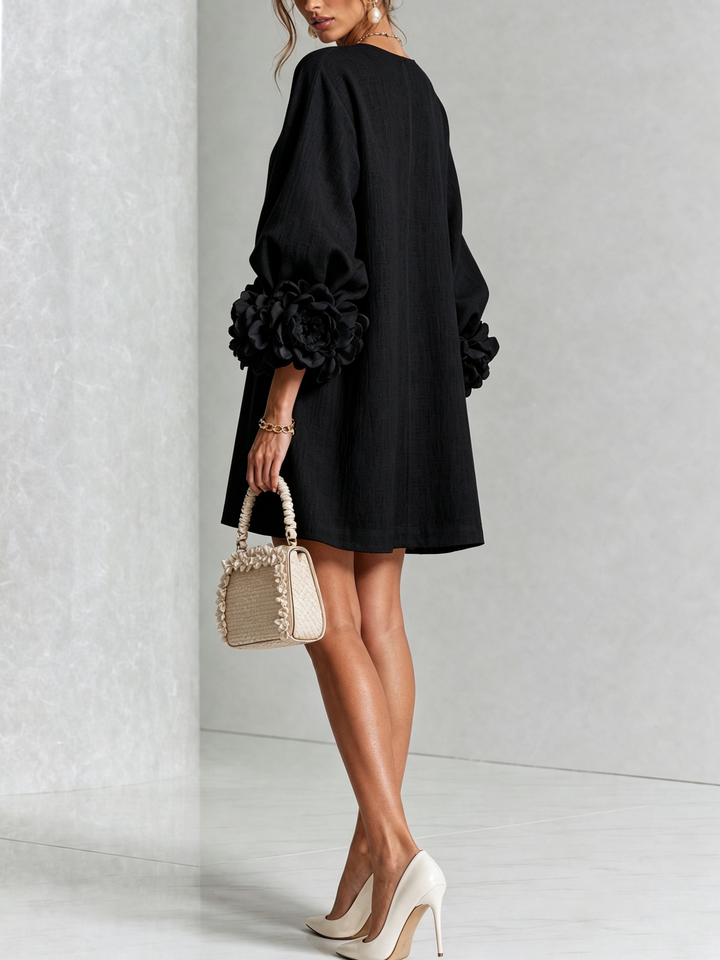 Florence™ | Floral Button-Down Mini Dress