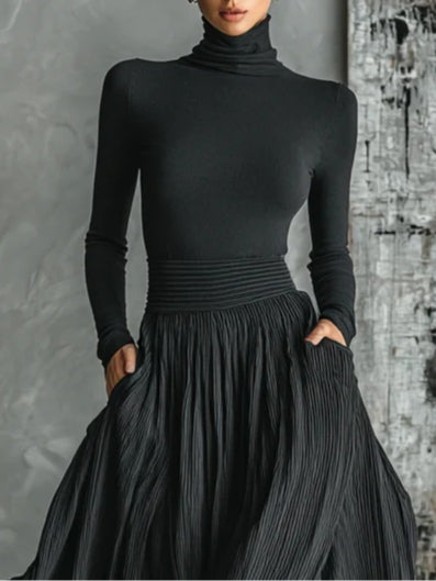 Avelina™ | Elegant Pleated Maxi Dress