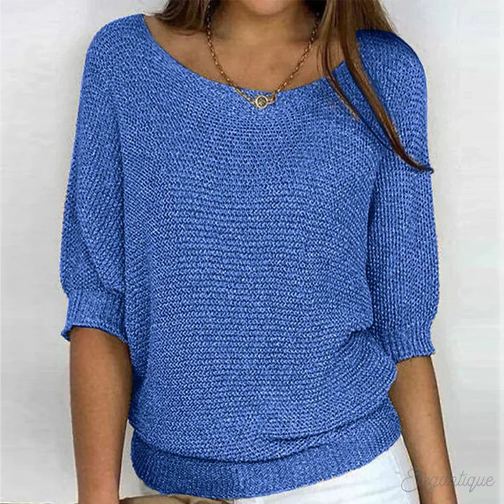 Sorella | Textured Relaxed Fit Top for Women | Smart Casual