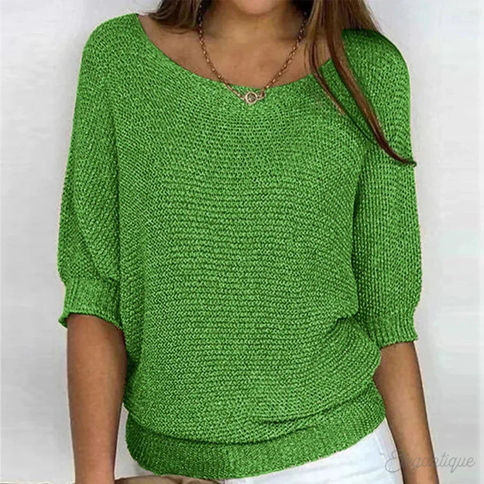 Sorella | Textured Relaxed Fit Top for Women | Smart Casual