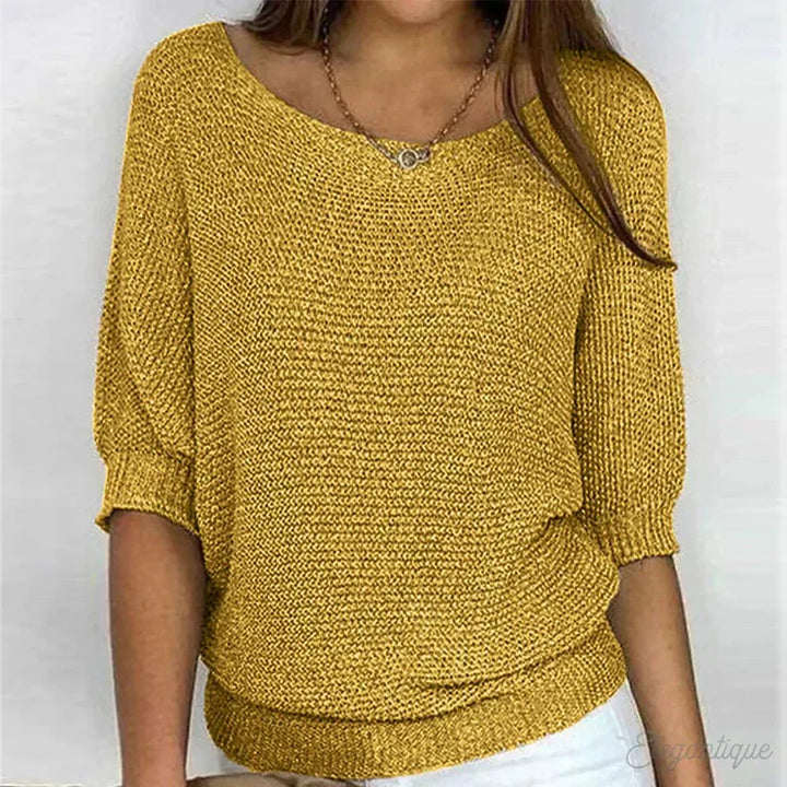 Sorella | Textured Relaxed Fit Top for Women | Smart Casual