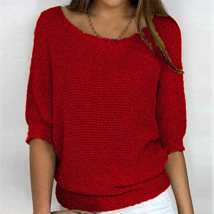 Sorella | Textured Relaxed Fit Top for Women | Smart Casual