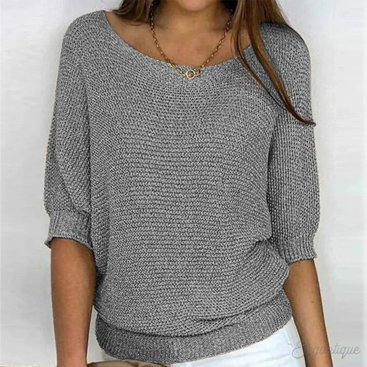 Sorella | Textured Relaxed Fit Top for Women | Smart Casual