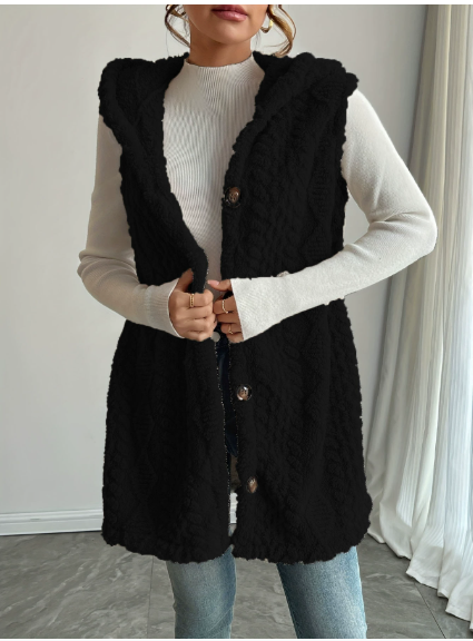 Evanna | Hooded Sleeveless Vest