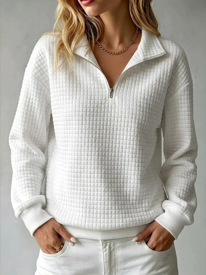 Brynmore | Casual Loose Waffle Knit Pullover