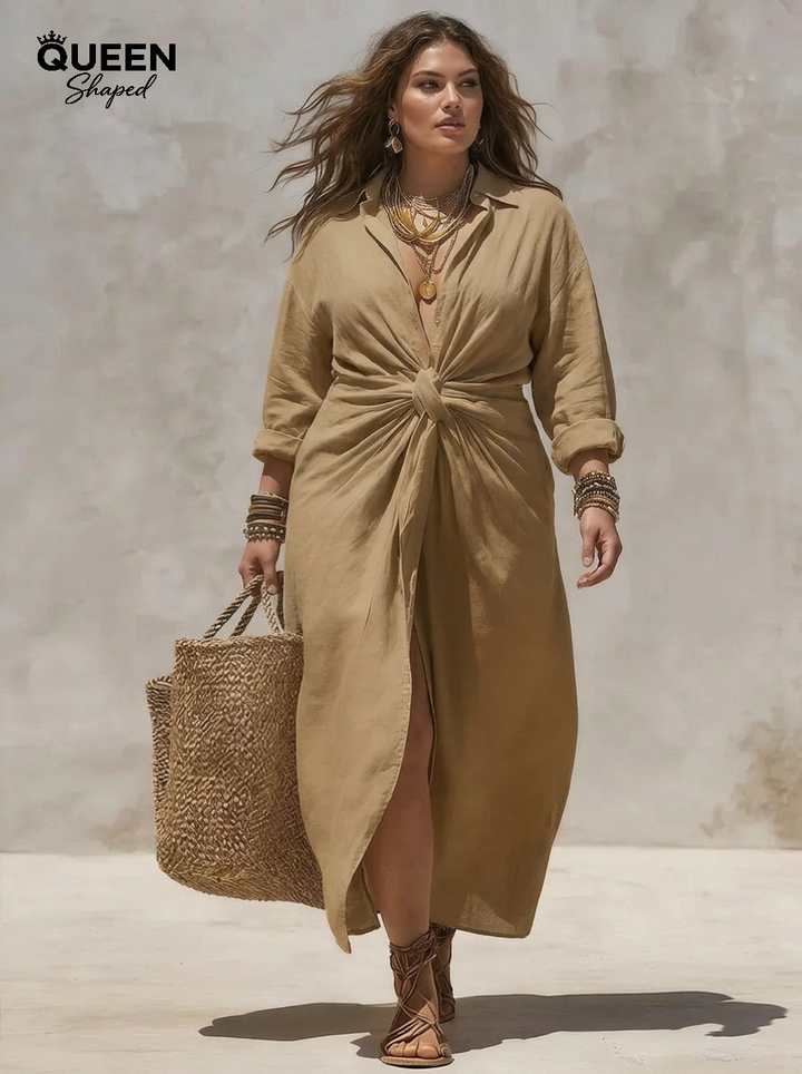 Aria | Knot Maxi Dress