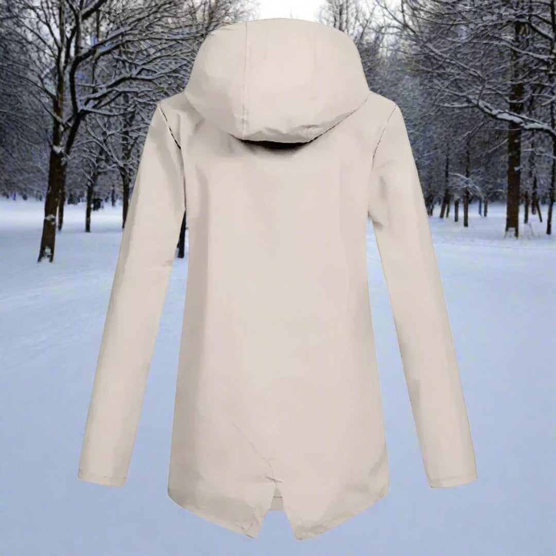 Lorraine | Hooded Waterproof Longline Rain Jacket